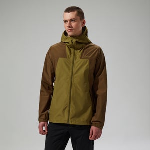 Wasserdichte Deluge Pro 3.0 Herren-Jacke - Grün/Braun