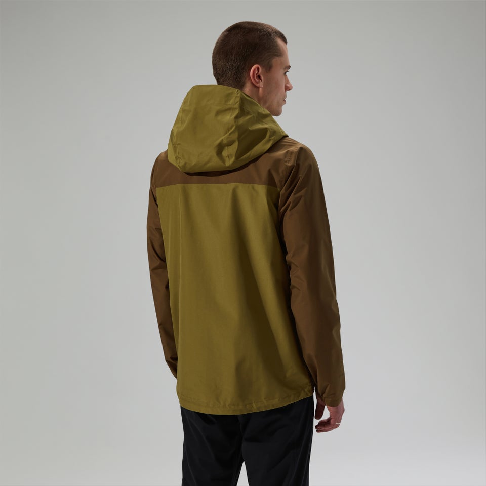 Wasserdichte Deluge Pro 3.0 Herren-Jacke - Grün/Braun