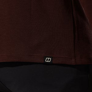 Halb-Zip Ivyhill Herren-Top - Braun