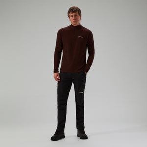 Halb-Zip Ivyhill Herren-Top - Braun