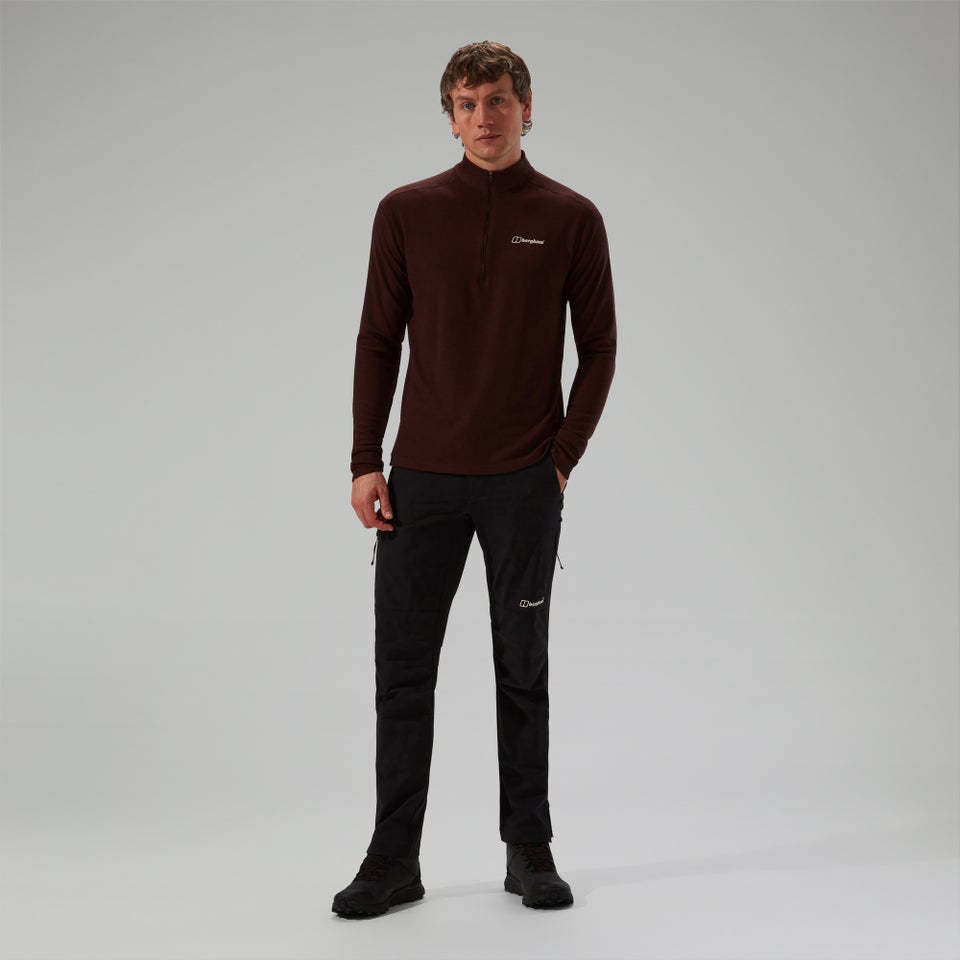 Halb-Zip Ivyhill Herren-Top - Braun