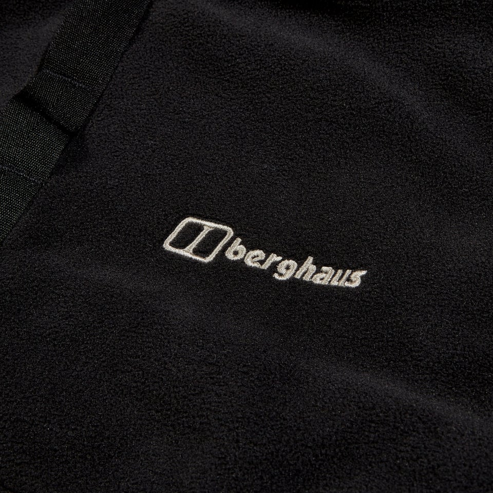 Snap-Fleece Felltop Herren-Pullover - Schwarz