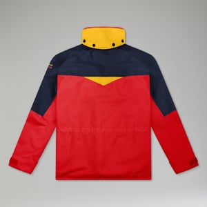 Wasserdichte Mera Peak 2000 Unisex-Gore-Tex Jacke - Rot/Blau