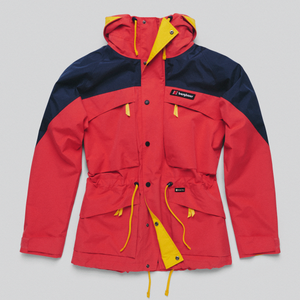 Wasserdichte Mera Peak 2000 Unisex-Gore-Tex Jacke - Rot/Blau
