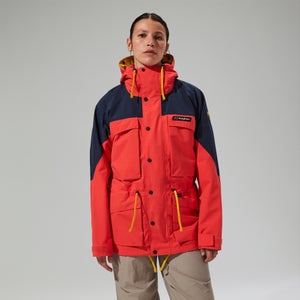 Wasserdichte Mera Peak 2000 Unisex-Gore-Tex Jacke - Rot/Blau