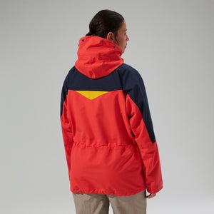 Wasserdichte Mera Peak 2000 Unisex-Gore-Tex Jacke - Rot/Blau