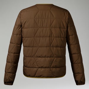 Gesteppt-isolierte Netherdene Herren-Jacke - Braun