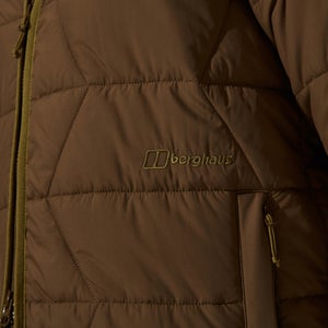 Gesteppt-isolierte Netherdene Herren-Jacke - Braun