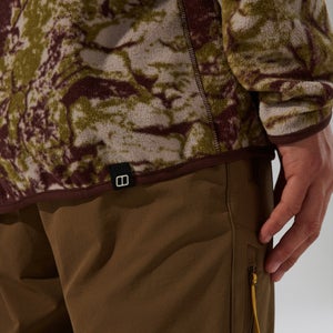 Men's Felltop Snap Fleece Pullover - Grey/Brown