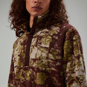 Men's Felltop Snap Fleece Pullover - Grey/Brown