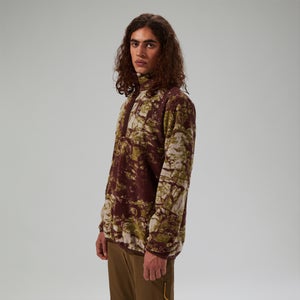 Men's Felltop Snap Fleece Pullover - Grey/Brown