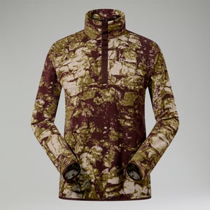 Men's Felltop Snap Fleece Pullover - Grey/Brown