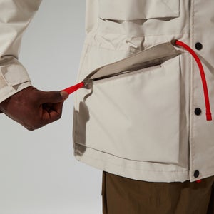 Wasserdichte Mera Peak 2000 Unisex-Gore-Tex Jacke - Grau