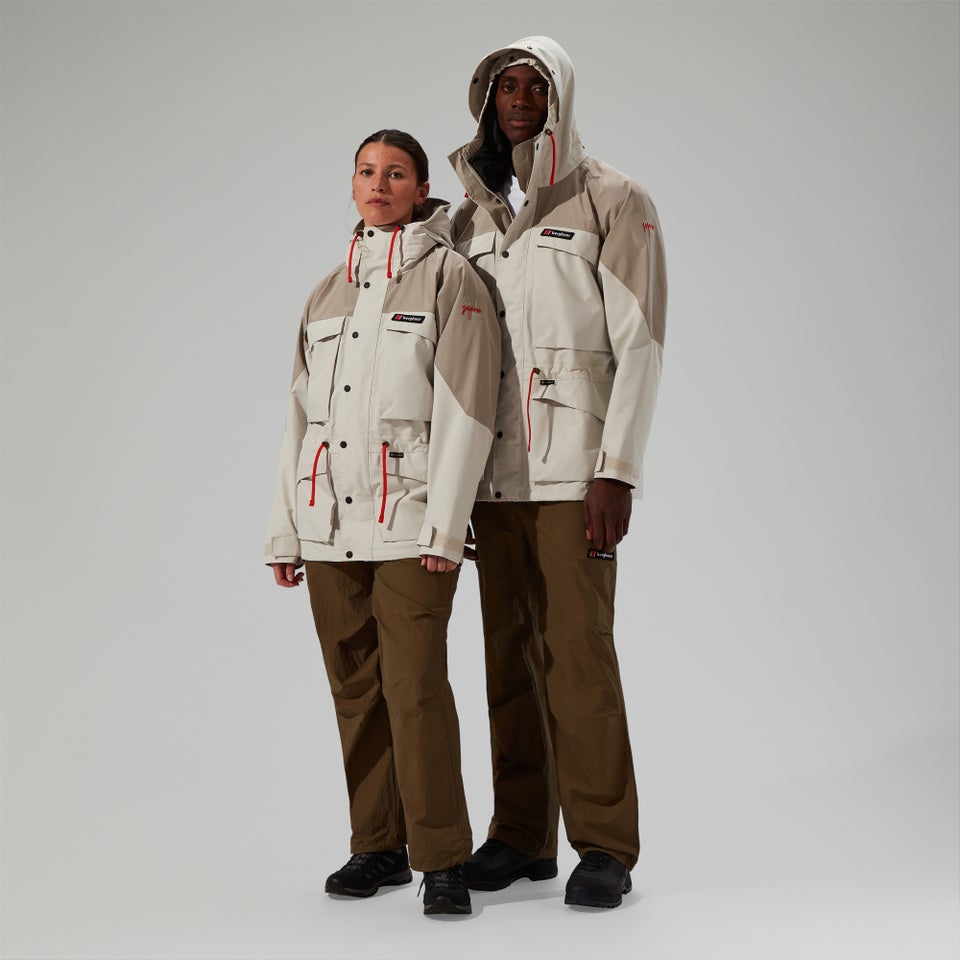 Wasserdichte Mera Peak 2000 Unisex-Gore-Tex Jacke - Grau