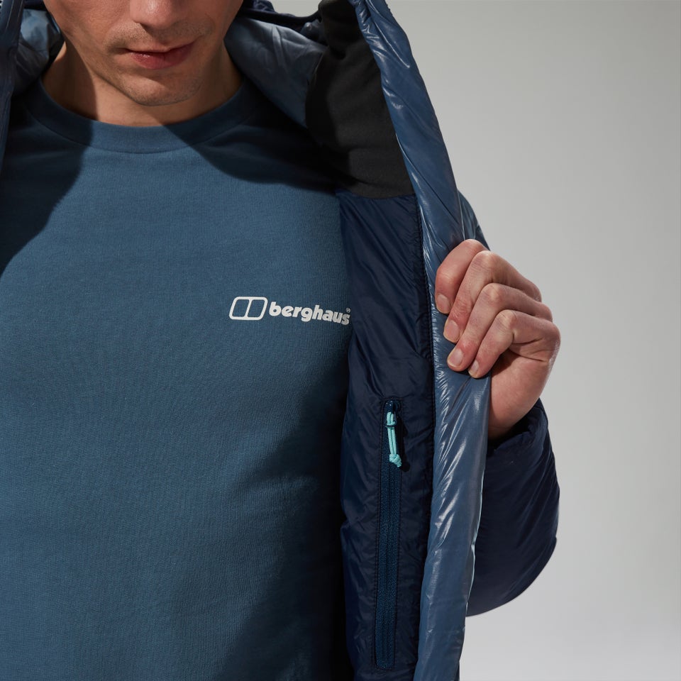 Daunen-isolierte URB Arkos Reflect Herren-Jacke - Blau