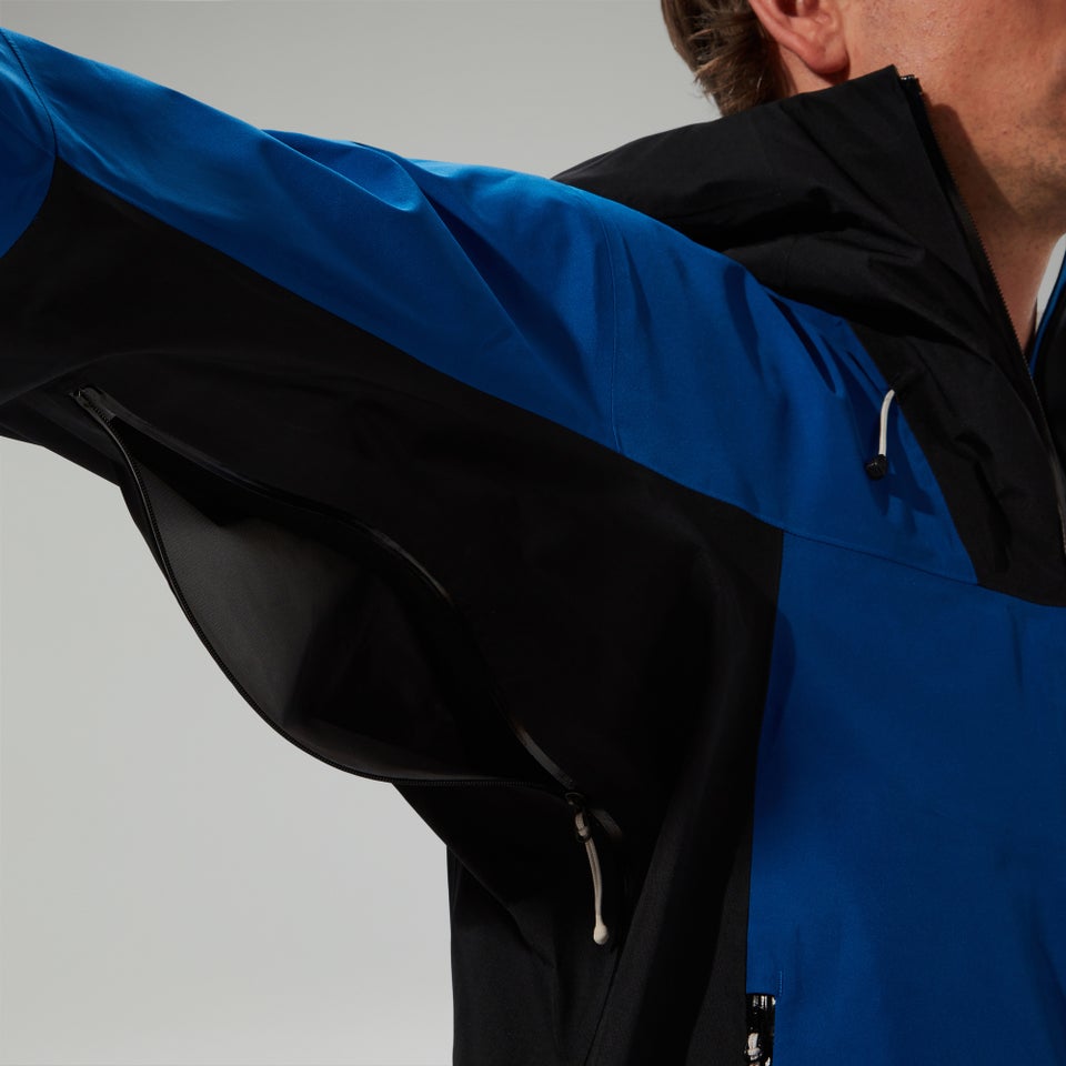Men's Ridge-Seeker Gore-Tex Waterproof Jacket - Blue/Black
