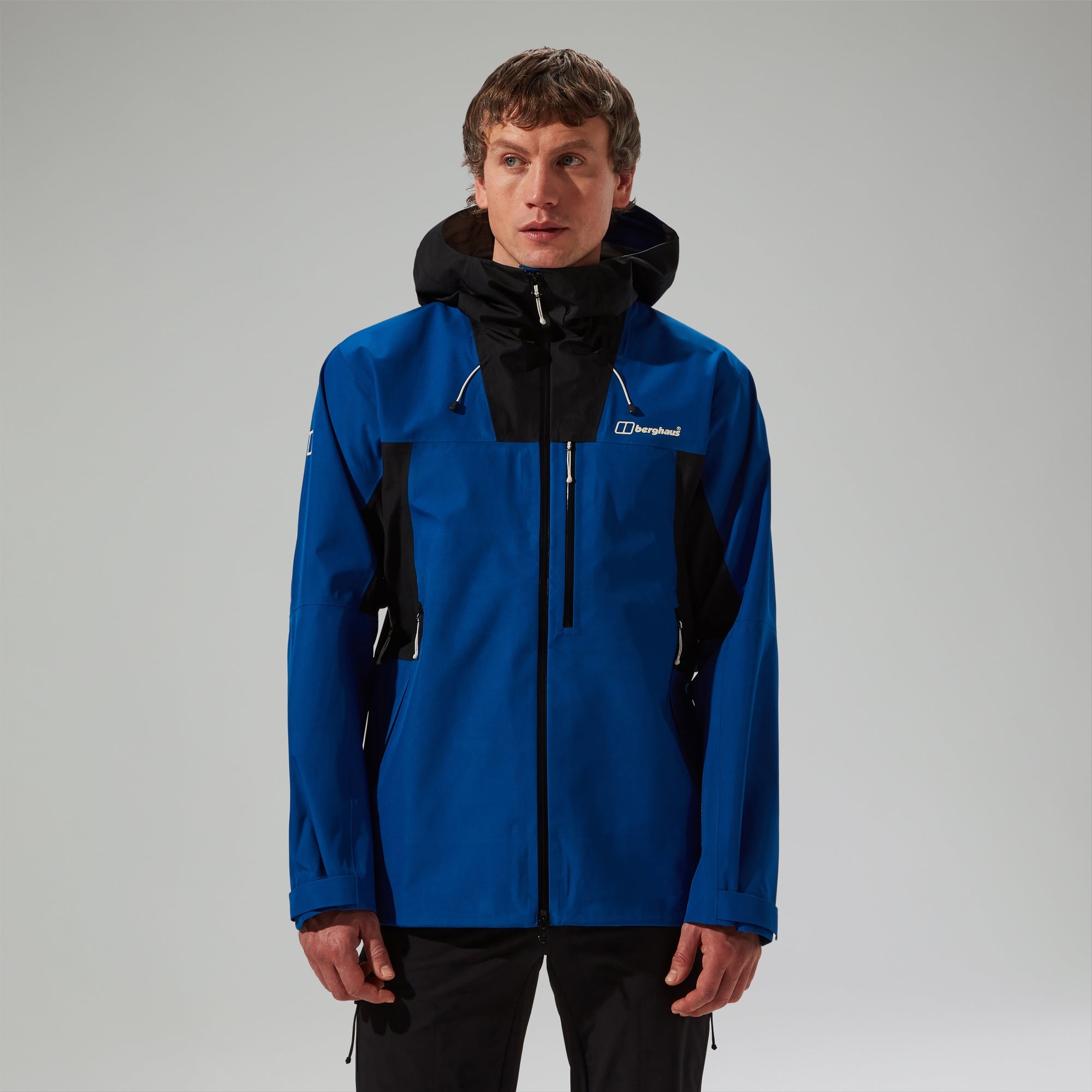 Men's Ridge-Seeker Gore-Tex Waterproof Jacket - Blue/Black | Berghaus