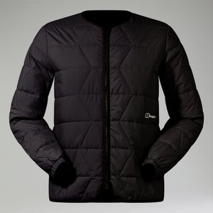 Gesteppt-isolierte Netherdene Herren-Jacke - Schwarz - M