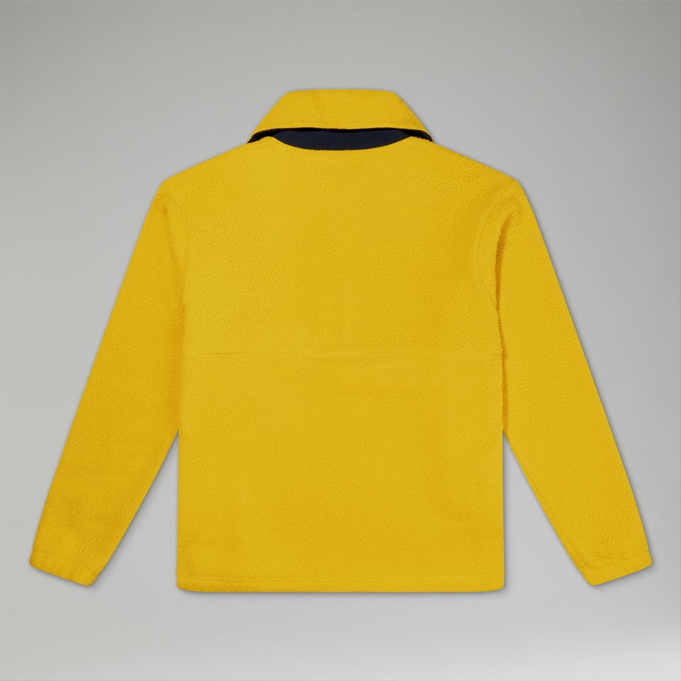 Halb-Zip-Fleece Rhynie Aztec Unisex-Jacke - Gelb/Blau