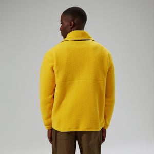 Halb-Zip-Fleece Rhynie Aztec Unisex-Jacke - Gelb/Blau