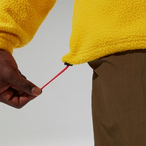 Halb-Zip-Fleece Rhynie Aztec Unisex-Jacke - Gelb/Blau