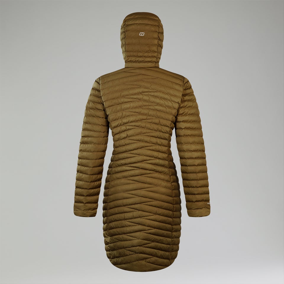 Women's Nula Micro Synthetic Insulated Long Jacket - Green