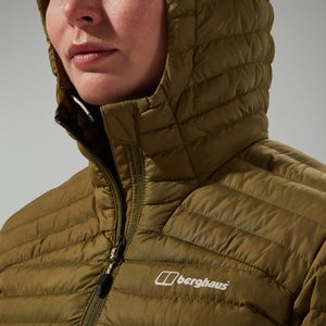 Women's Nula Micro Synthetic Insulated Long Jacket - Green