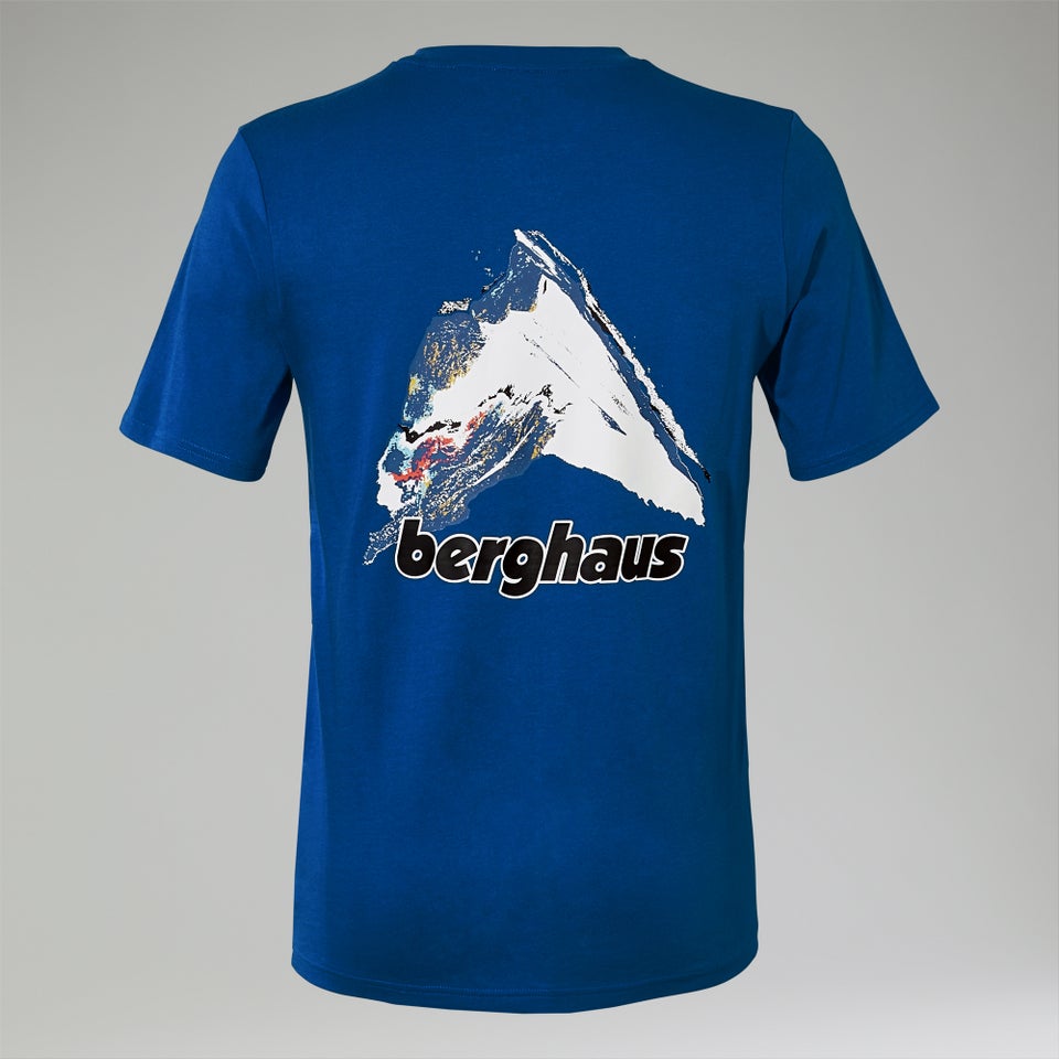 Men's Art Short Sleeve T-Shirt - Blue