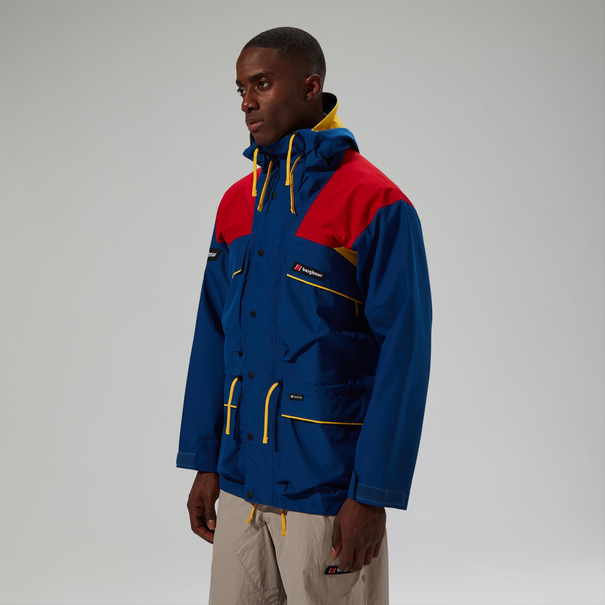 Unisex Trango Gore-Tex Waterproof Jacket - Blue/Red | Berghaus