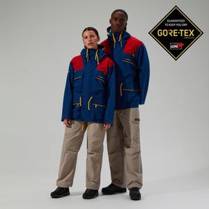 Unisex Trango Gore-Tex Waterproof Jacket - Blue/Red