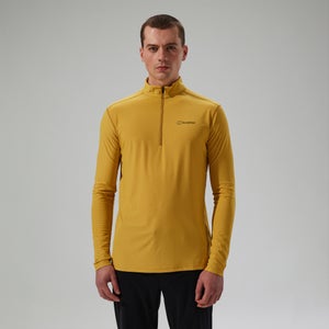 Men's 24/7 Half Zip Long Sleeve Tech Tee - Yellow