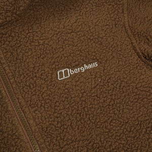 Halb-Zip-Fleece Hawksker Damen-Pullover - Braun