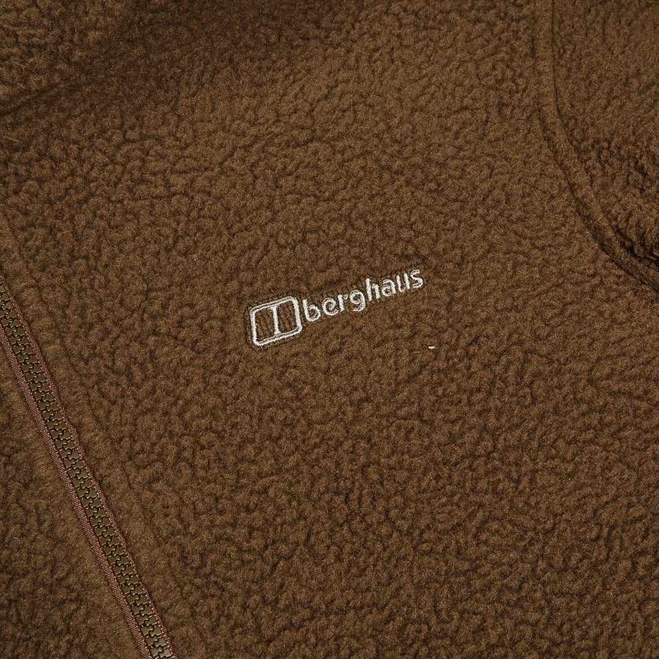 Halb-Zip-Fleece Hawksker Damen-Pullover - Braun