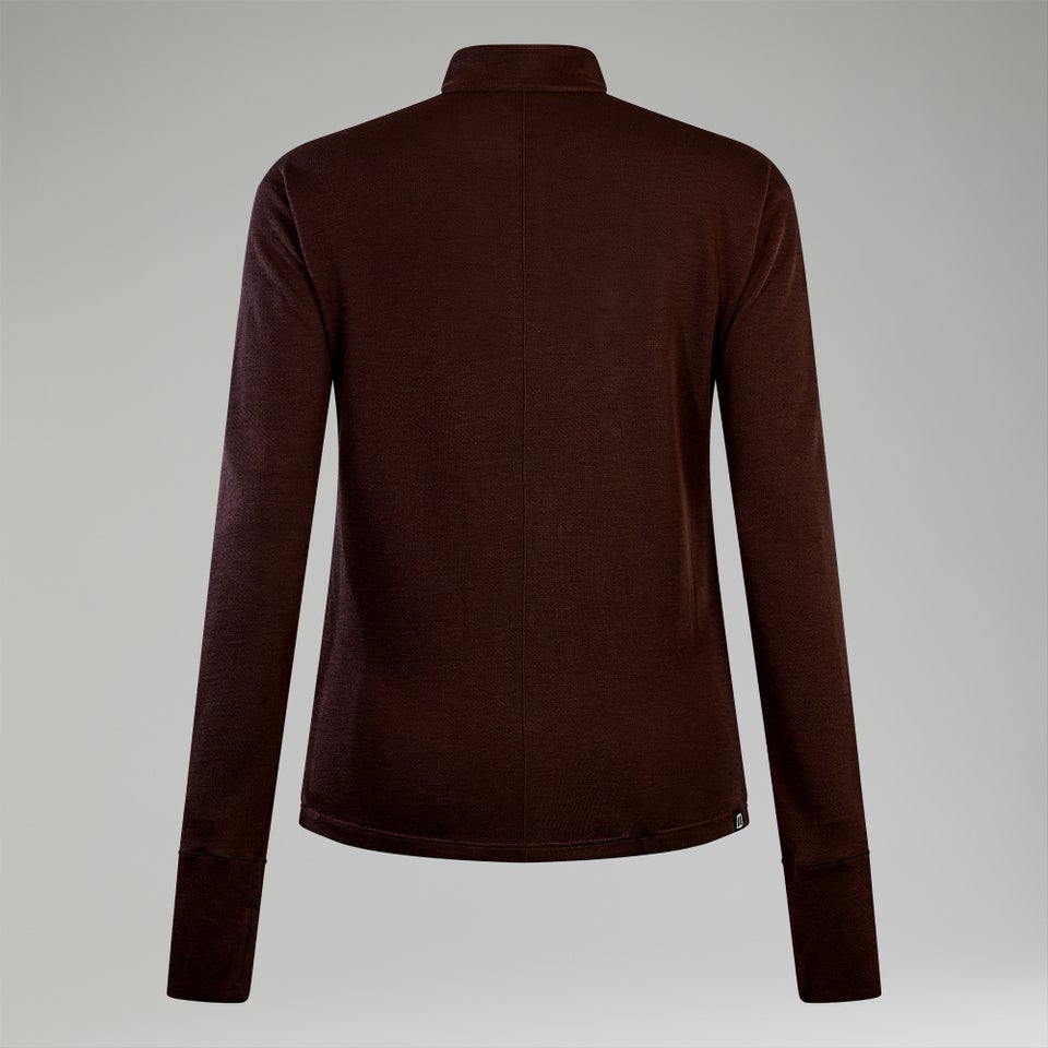Women's Ivyhill Half Zip Top - Brown