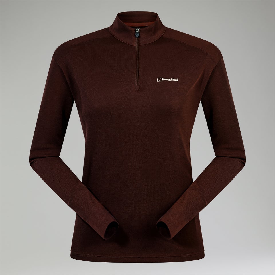 Women's Ivyhill Half Zip Top - Brown
