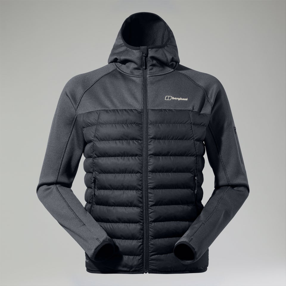 Pravitale Hybrid Jacken für Herren - Schwarz/Grau