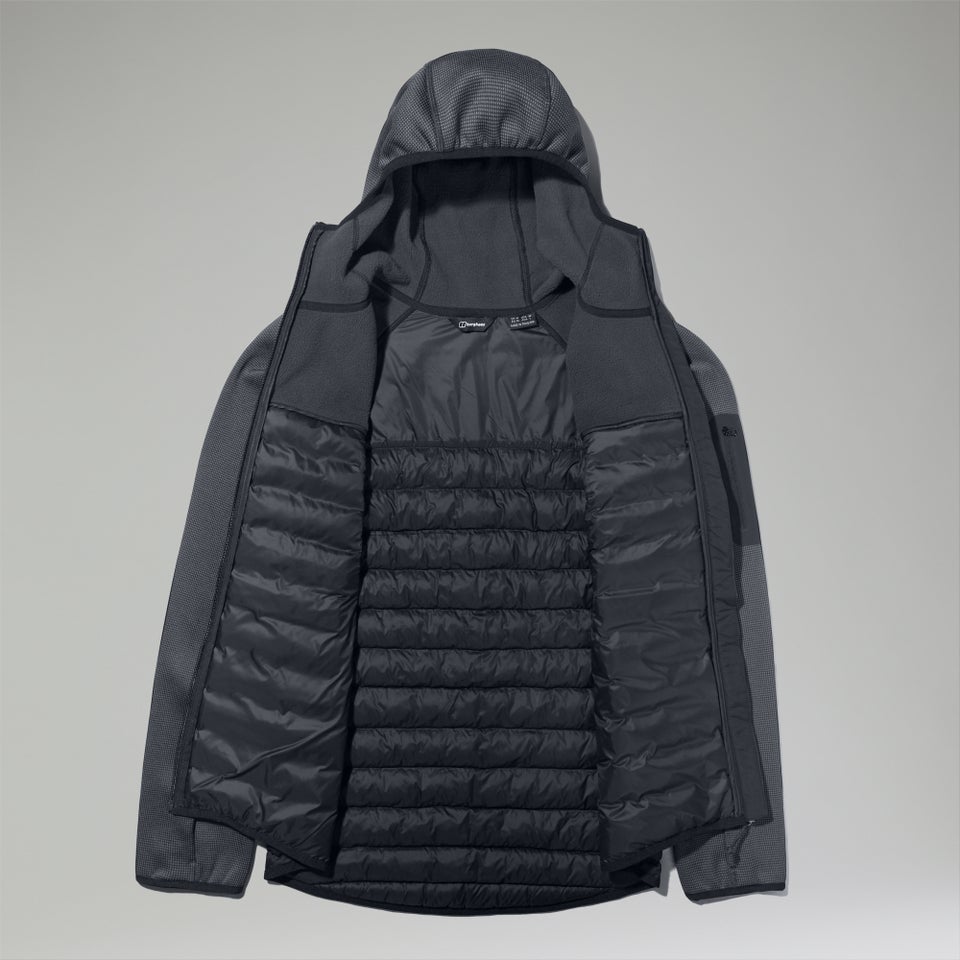 Pravitale Hybrid Jacken für Herren - Schwarz/Grau