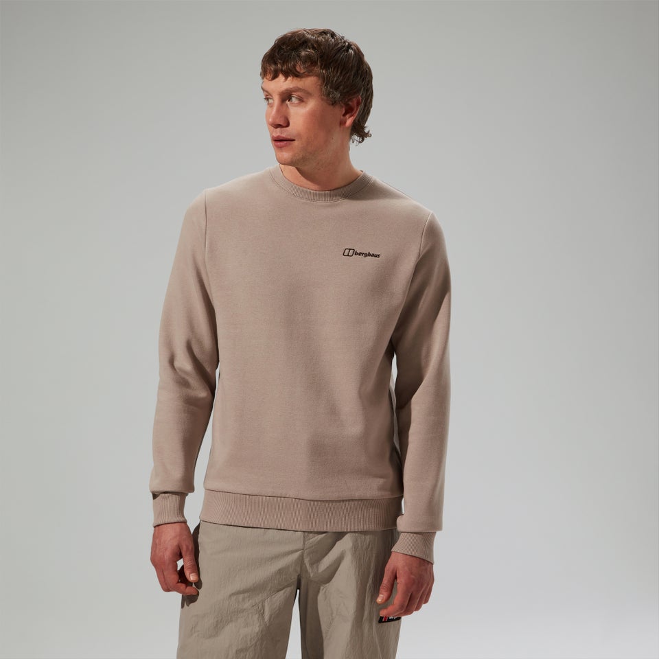 Men's Logo Crew Sweater - Grey