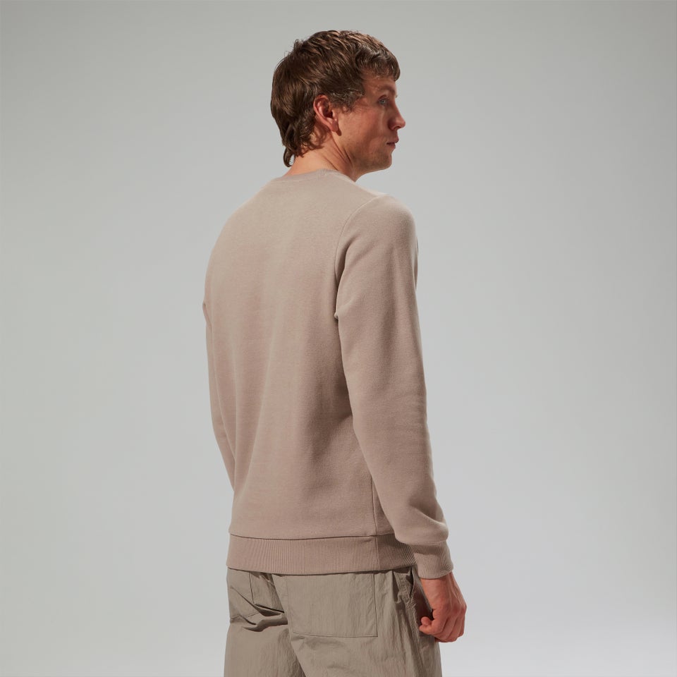 Men's Logo Crew Sweater - Grey