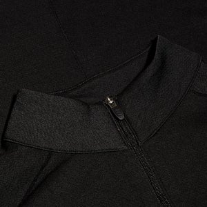 Halb-Zip Ivyhill Damen-Top - Schwarz