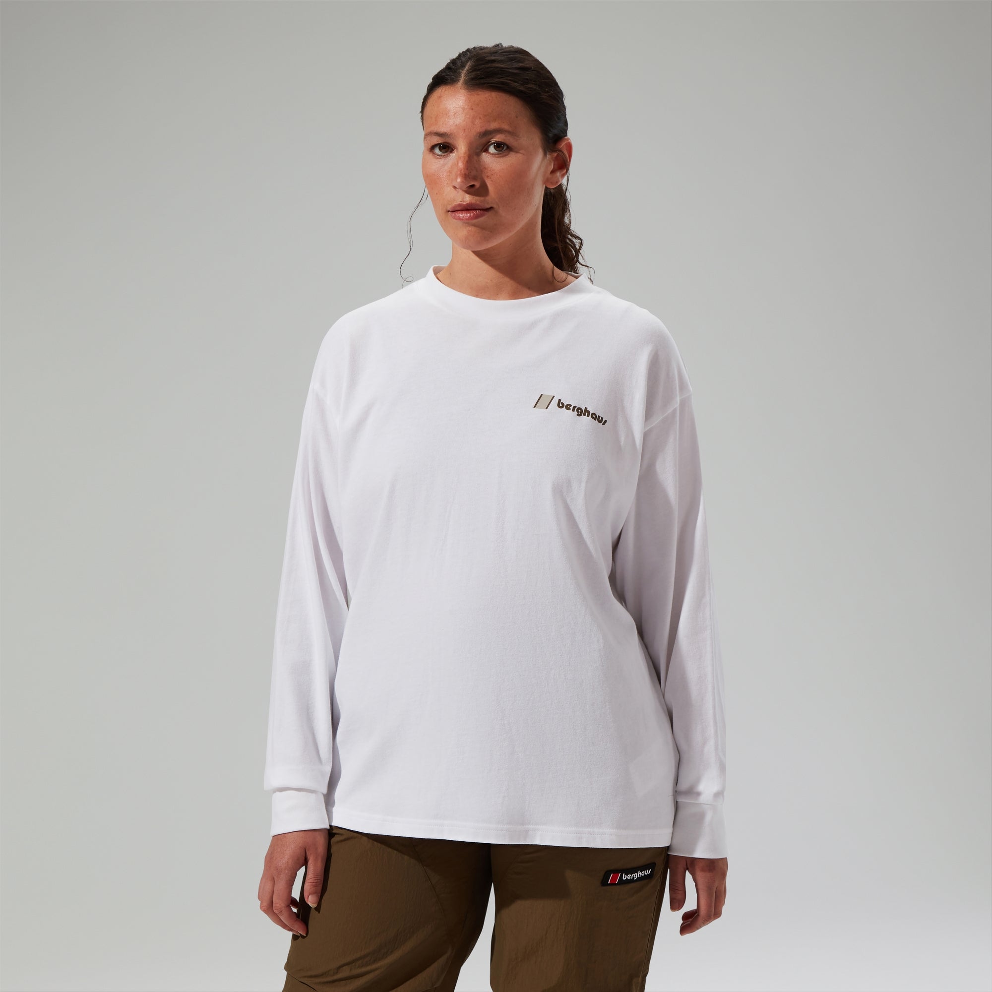 Unisex Mera Peak Long Sleeve T-Shirt - White | Berghaus