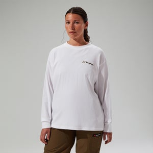 Unisex Mera Peak Long Sleeve T-Shirt - White