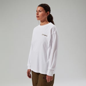 Unisex Mera Peak Long Sleeve T-Shirt - White
