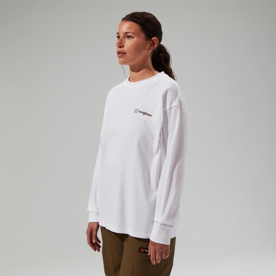 Unisex Mera Peak Long Sleeve T-Shirt - White