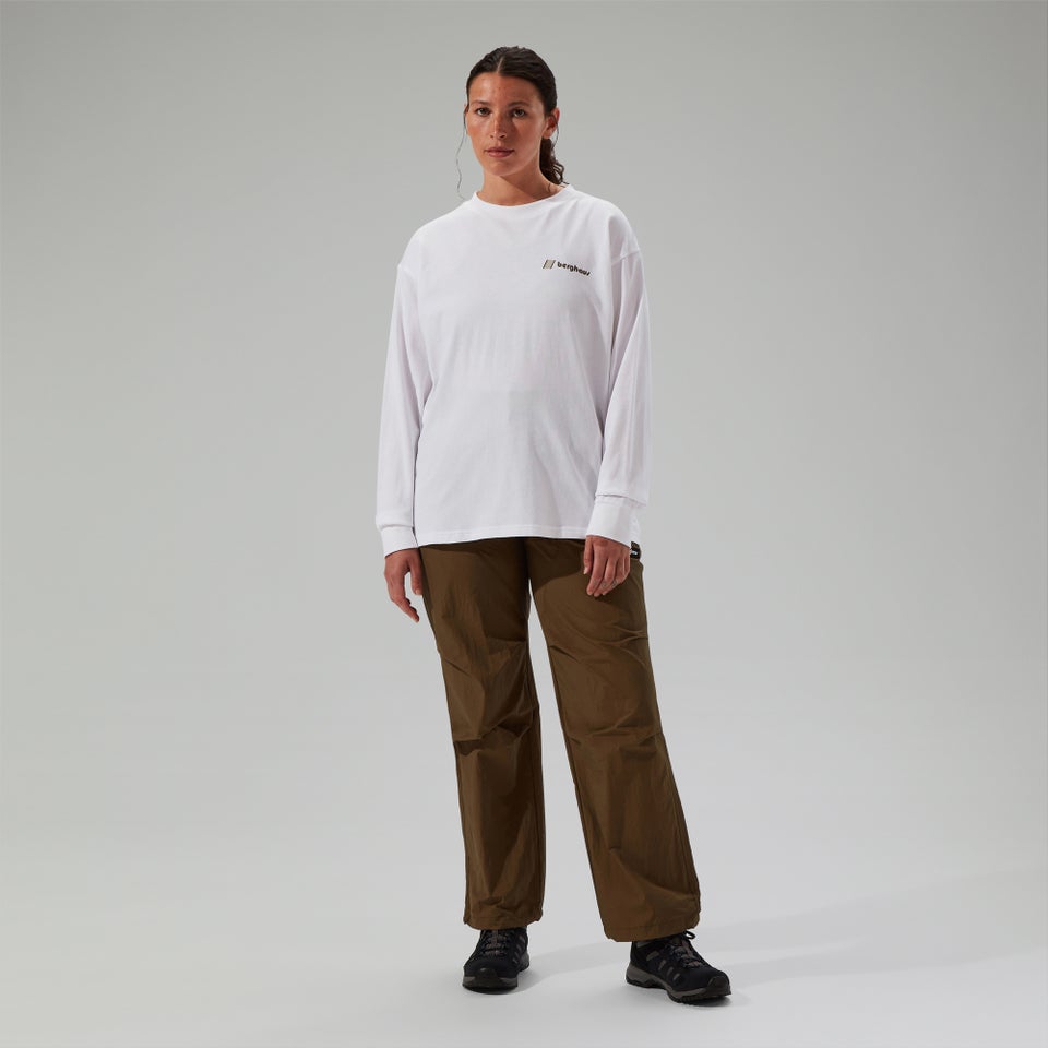 Unisex Mera Peak Long Sleeve T-Shirt - White