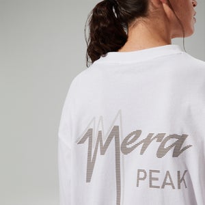 Unisex Mera Peak Long Sleeve T-Shirt - White
