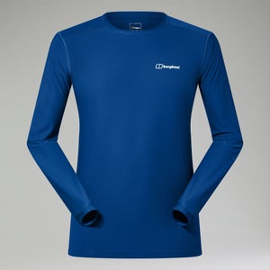 Men's 247 Crew Long Sleeve Tech Tee - Blue