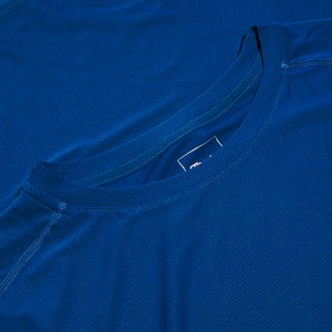 Men's 247 Crew Long Sleeve Tech Tee - Blue