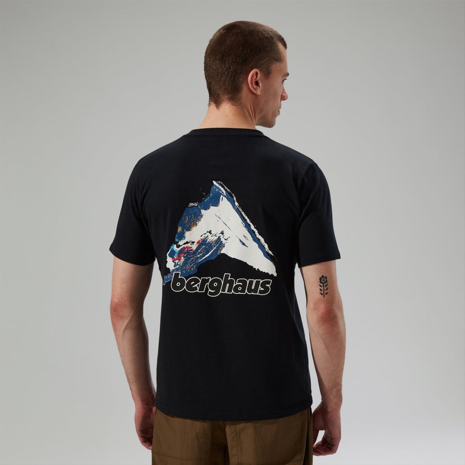 Men's Art Short Sleeve T-Shirt - Black