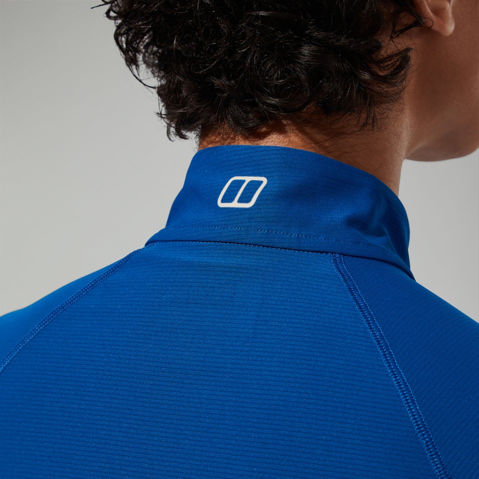Women's 247 Half Zip Long Sleeve Tech Tee - Blue